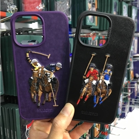 قاب چرمی پولو Polo مدل چوگان Jocket مناسب برای Apple iPhone 14 Pro Max