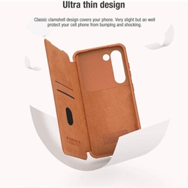 کیف کلاسوری نیلکین مدل Qin Pro Leather Case مناسب برای گوشی موبایل سامسونگ Galaxy S23 Plus