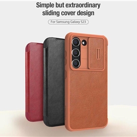 کیف کلاسوری نیلکین مدل Qin Pro Leather Case مناسب برای گوشی موبایل سامسونگ Galaxy S23