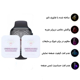 محافظ صفحه نمایش مات اپیکوی مدل Hydrogel-Mte مناسب برای اپل واچ 45 میلی متری سری 7 / 8 بسته دو عددی