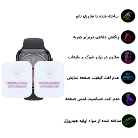 محافظ صفحه نمایش مات اپیکوی مدل Hydrogel-Mte مناسب برای اپل واچ 45 میلی متری سری 7 / 8 بسته دو عددی