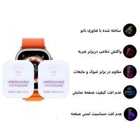 محافظ صفحه نمایش مات اپیکوی مدل Hydrogel-Mte مناسب برای اپل واچ 49 میلی متری سری Ultra بسته دو عددی