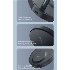 شارژر بی سیم مگ سیف دو کاره مکدودو  mcdodo CH-2151 2 In 1 Wireless Charger