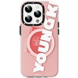 قاب YOUNGKIT یانگکیت Pink  Colorful Anti-Drop Series مناسب برای Apple iPhone 13 Pro Max