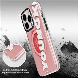 قاب YOUNGKIT یانگکیت Pink  Colorful Anti-Drop Series مناسب برای Apple iPhone 13 Pro Max