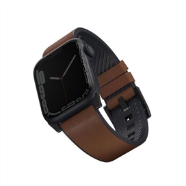 بند چرمی اپل واچ یونیک سایز 42/44/45/49 Uniq Straden Waterproof Leather Hybrid Apple Watch Strap