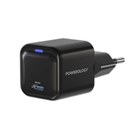 شارژر دیواری پاورولوژی Powerology Ultra-Compact GaN Charger PWCUQC015 توان 20 وات