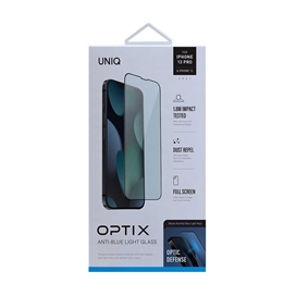 گلس آنتی بلوری یونیک مدل UNIQ OPTIX ANTI-BLUE LIGHT iPhone مناسب برای Apple iPhone 14