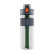 بطری آب تصفیه کننده دو مرحله ای پرودو مدل Porodo Lifestyle Water Filter Bottle with Straw Filter 600ml