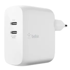 شارژر دیواری شارژ سریع USB-C دوپورت 68 وات بلکین مدل WCH003vfWH