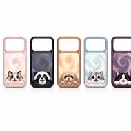 قاب برند نیمی مدل Nimmy Magnetic Floppy Big Eyes Series مناسب برای Apple iPhone 17 Pro Max