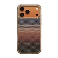قاب آیفون 17 پرو برند پی تاکا مدل PITAKA Aramid ProGuard Moment · Sunset مناسب برای Apple iPhone 17 Pro Max