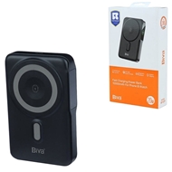 پاوربانک وایرلس 10000 مگنتی بیوا Biva BP-029 Magnetic Wireless توان 20 وات با کابل متصل و استند