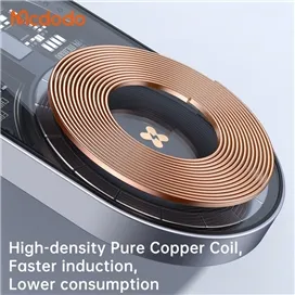 هولدر و شارژ وایرلس مگنتی مک دودو Mcdodo Transparent Magnetic Wireless Charging Car mount CH-2340