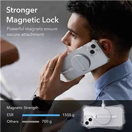 قاب برند ESR مدل ESR Air Armor Case with HaloLock مناسب برای Apple iPhone 13