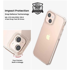 قاب جی تک آیفون 13 مینی G-Tech Sirocco Crystal Hybrid Case iPhone 13 mini