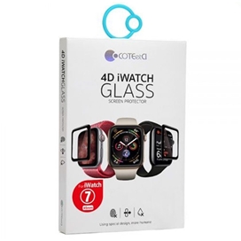 گلس اپل واچ 41 میلی‌متری سری 7 و 8 کوتتسی Coteetci iWatch7/8 full Glue tempered glass 41mm 24006-41