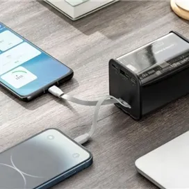 پاوبانک 20000 همراه با کابل تایپ سی و لایتنینگ ایکس او XO-PB307 Built In Cable Powerbank