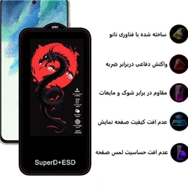 محافظ صفحه نمایش اپیکوی مدل Dragon ESD مناسب برای گوشی موبایل سامسونگ Galaxy S21 FE 5G