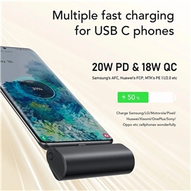 پاور بانک USB-C برند وگر مدل VEGER PLUGON-C 5000mAh Power Bank