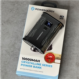 پاور بانک Power Bank پاورولوژی POWEROLOGY کریستالی مدل PPBCHA24 10000 mAh