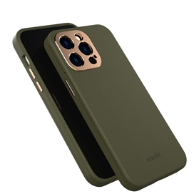 قاب برند موشی مدل Moshi Napa Case (magsafe) Army Green مناسب برای Apple iPhone 14 Plus