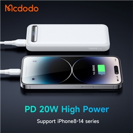 پاوربانک 22.5 وات ظرفیت 10000 مک دودو مدل MCDODO MC-388 بهمراه کابل شارژ