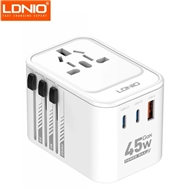 آداپتور شارژ چند منطوره 45 وات الدینیو Ldnio Travel Converter Adapter Z8