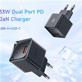 آداپتور دو پورت 33 وات مک دودو Mcdodo GaN PD Fast Charging CH-415