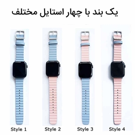 بند چرمی اپل واچ برند جیتک مدل G-TECH Double-sided Leather Strap Band for Apple Watch 38/40/41mm