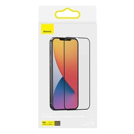 پک 2 تایی محافظ تمام صفحه بیسوس آیفون 12 مینی Baseuse Tempered Curved-Screen Protector For IP12 mini SGAPIPH54N-PE01