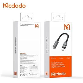 تبدیل لایتنینگ به جک 3.5 میلیمتری AUX مک دودو مدل MCDODO CA-5010 ساپورت میکروفون