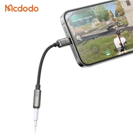 تبدیل لایتنینگ به جک 3.5 میلیمتری AUX مک دودو مدل MCDODO CA-5010 ساپورت میکروفون