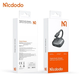 تبدیل لایتنینگ به جک 3.5 میلیمتری AUX + پورت لایتنینگ مک دودو مدل MCDODO CA-274