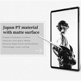 محافظ صفحه نمایش مات نیلکین مدل AG paper-like مناسب برای تبلت اپل iPad Pro 12.9