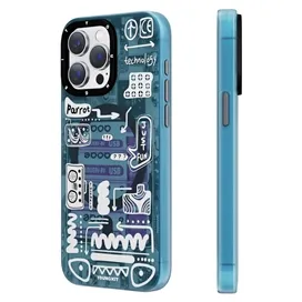 قاب مگ سیف برند یانگ کیت مدل YOUNGKIT Dark Matter Magsafe Electric Wave مناسب برای iPhone 15 Pro Max