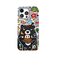 قاب OGBRO اوجی برو Beast Hunt Series Black Bear Warrior l مناسب برای Apple iPhone 16 Pro