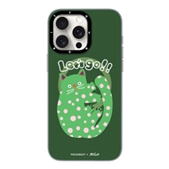 قاب YOUNGKIT یانگکیت Green Polka Dot Cat Magsafe Series مناسب برای Apple iPhone 13 Pro