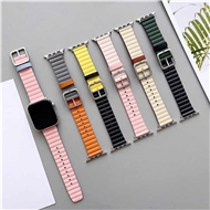 بند چرمی اپل واچ برند جیتک مدل G-TECH Double-sided Leather Strap Band for Apple Watch 38/40/41mm