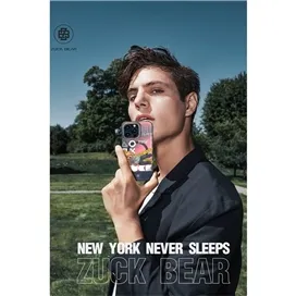 قاب مگ سیف برند Zuck Bear مدل New York Never Sleeps Magsafe Queens Spark مناسب برای آیفون iPhone 15 Pro