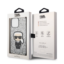 کاور کارل لاگرفلد مدل GLITTER FLAKES مناسب برای گوشی موبایل اپل Apple iPhone 14 Pro Max
