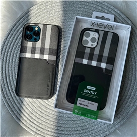 قاب X-level Gentry Wallet مشکی ایکس لول جنتری والت Apple iPhone 12 Pro Max