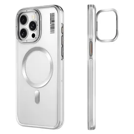 قاب YOUNGKIT یانگکیت Apple iPhone 15 Pro Max Crystal Grid Non Yellowing Magsafe Stand Series