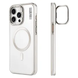 قاب YOUNGKIT یانگکیت Apple iPhone 15 Pro Max Crystal Grid Non Yellowing Magsafe Stand Series