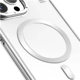 قاب YOUNGKIT یانگکیت Apple iPhone 15 Pro Max Crystal Grid Non Yellowing Magsafe Stand Series