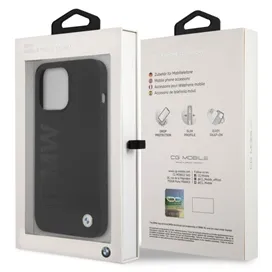 قاب گوشی BMW مدل SILICONE METAL LOGO مناسب برای آیفون 13 پرو مکس