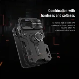 قاب محافظ نیلکین آیفون 15 پرو Nillkin Apple iPhone 15 Pro Camshield Armor Case