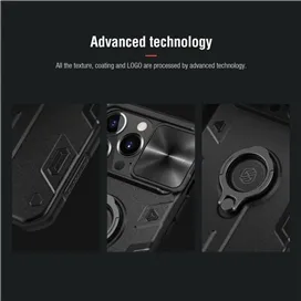 قاب محافظ نیلکین آیفون 15 پرو Nillkin Apple iPhone 15 Pro Camshield Armor Case