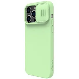 کاور نیلکین مدل CamShield Silky Silicon مناسب برای گوشی موبایل اپل iPhone 15 Pro Max