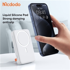 پاوربانک وایرلس مگنتی 10000 مک دودو Mcdodo Built-in Magnetic Wireless 20W Power Bank MC-510